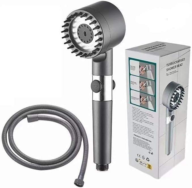 Turbocharged Shower Head (رأس دش مزود بشاحن توربيني)