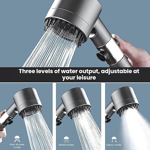 Turbocharged Shower Head (رأس دش مزود بشاحن توربيني)