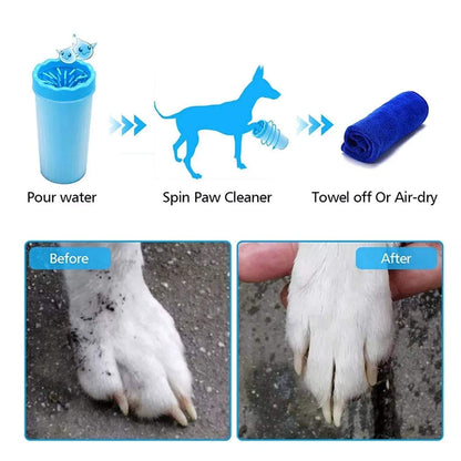 Dog Paw Cleaner Washing Cup (كوب غسيل وتنظيف أقدام الكلاب)